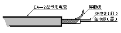 石灰石漿液超聲波液位計電纜線示意圖